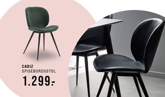 Ilva Cadiz spisebordsstol tilbud