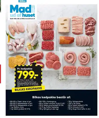 Bilka Kødpakker tilbud