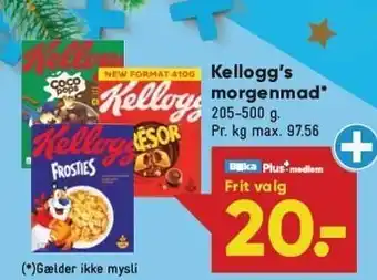 Bilka Kellogg's morgenmad tilbud