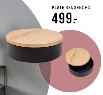 Ilva Plate sengebord tilbud