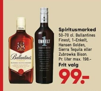 Bilka Spiritusmarked tilbud