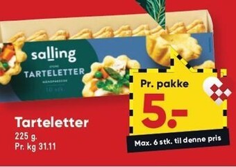 Bilka Tarteletter tilbud