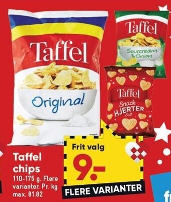 Bilka Taffel chips tilbud