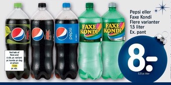 REMA 1000 Pepsi el faxe kondi tilbud