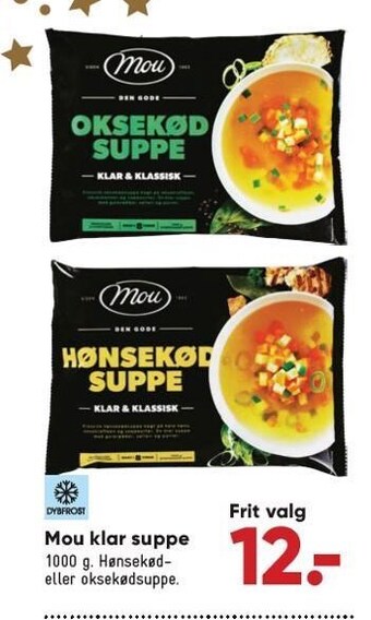 Bilka Mou klar suppe tilbud