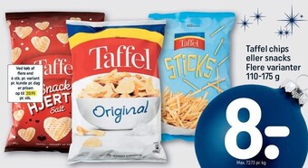 REMA 1000 Taffel chips el. snacks tilbud