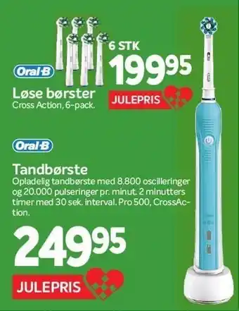 Din Isenkræmmer Løse børster el. tandbørste tilbud