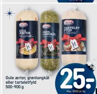 REMA 1000 Gule ærter, grønlangkål el. tarteletfyld tilbud