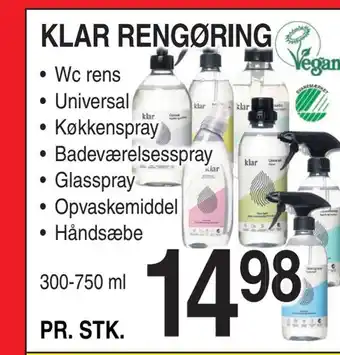 Klar rengøring