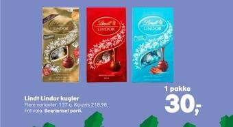 Lindt lindor kugler
