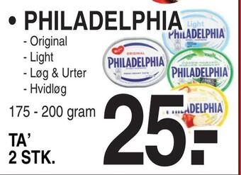 ABC Lavpris Philadelphia tilbud