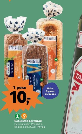Kvickly Schulstad levebrød tilbud