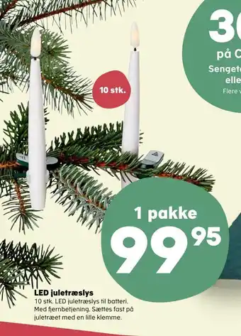 Kvickly Led juletræslys tilbud