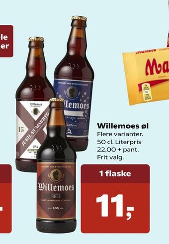 Kvickly Willemoes øl tilbud