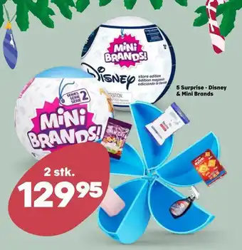 Kvickly 5 surprise - disney & mini brands tilbud