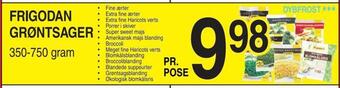 ABC Lavpris Frigodan grøntsager tilbud