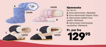Kvickly Hjemmesko tilbud