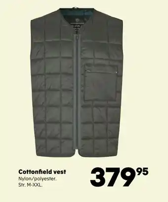 Kvickly Cottonfield vest tilbud