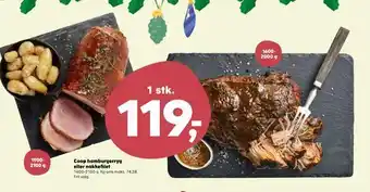 Kvickly Coop hamburgerryg eller nakkefilet tilbud