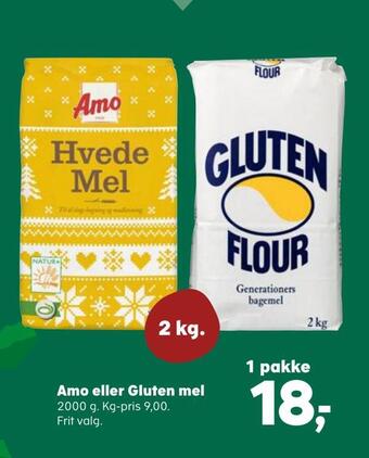 Kvickly Amo eller gluten mel tilbud
