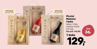 Kvickly Piccini memoro i boks tilbud