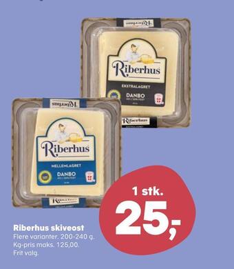 Kvickly Riberhus skiveost tilbud