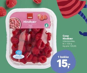 SuperBrugsen Coop hindbær tilbud