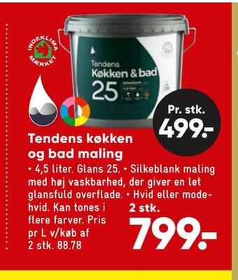 Bilka Tendens køkken og bad maling tilbud