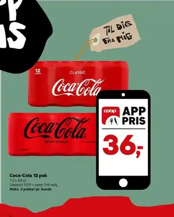 SuperBrugsen Coca-cola 12 pak tilbud