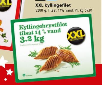 Bilka Xxl kyllingefilet tilbud