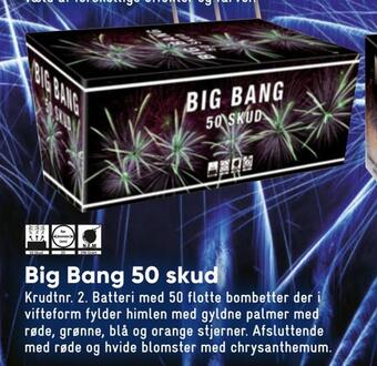 Bilka Big bang 50 skud tilbud