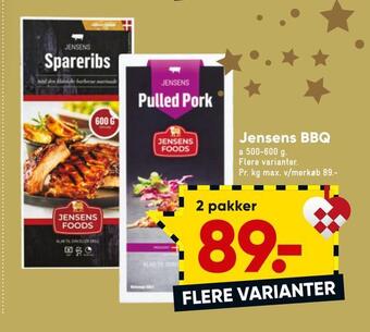 Bilka Jensens bbq tilbud
