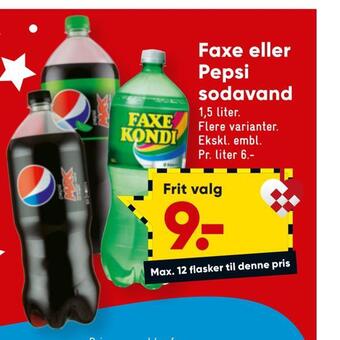 Bilka Faxe eller pepsi sodavand tilbud
