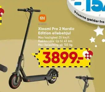 Bilka Xiaomi pro 2 nordic edition elløbehjul tilbud