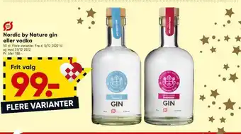 Bilka Nordic by nature gin eller vodka tilbud