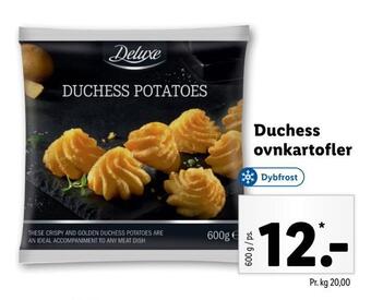 Lidl Duchess ovnkartofler tilbud
