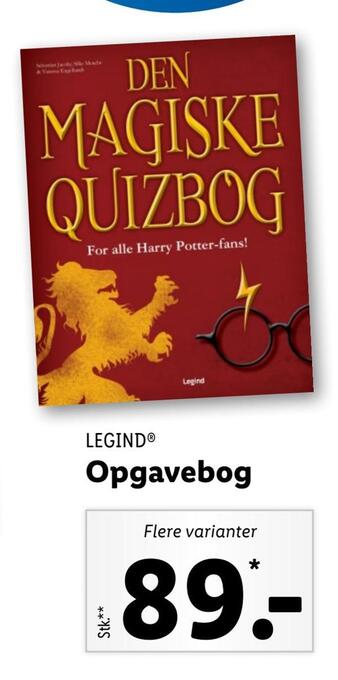 Lidl Opgavebog tilbud