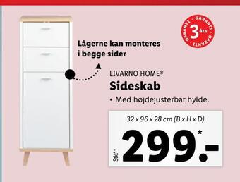 Lidl Sideskab tilbud