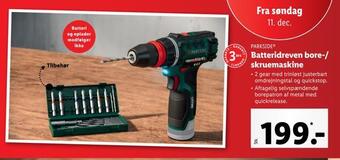 Lidl Batteridreven bore-/ skruemaskine tilbud