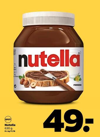 Netto Nutella tilbud