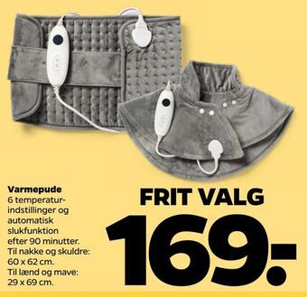 Netto Varmepude tilbud