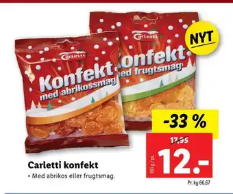 Lidl Carletti konfekt tilbud