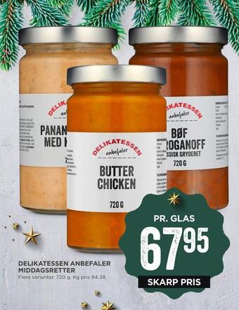 MENY Delikatessen anbefaler middagsretter tilbud