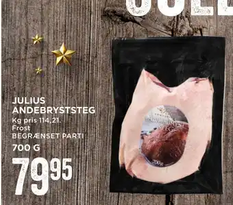 MENY Julius andebryststeg tilbud