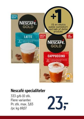 Føtex Nescafé specialiteter tilbud