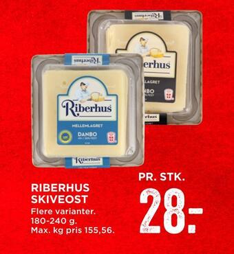 MENY Riberhus skiveost tilbud