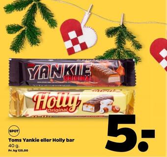 Toms yankie eller holly bar