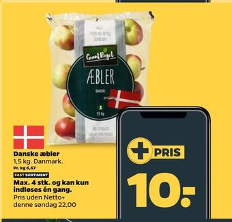 Netto Danske æbler tilbud