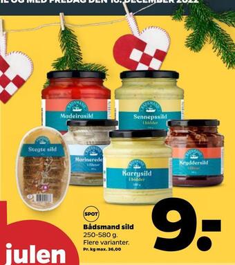 Netto Bådsmand sild tilbud