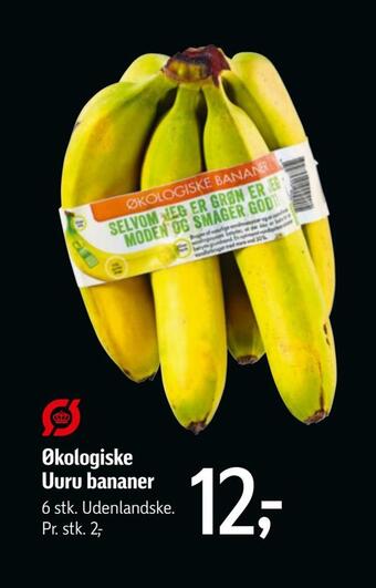 Føtex Økologiske uuru bananer tilbud